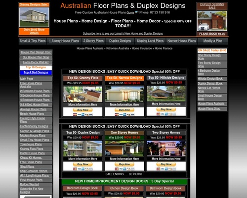 Australian House Plans, House Deisgns and House Improvement