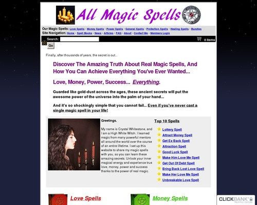 All Magic Spells (TM) : High Converting Magic Spell eCommerce Store