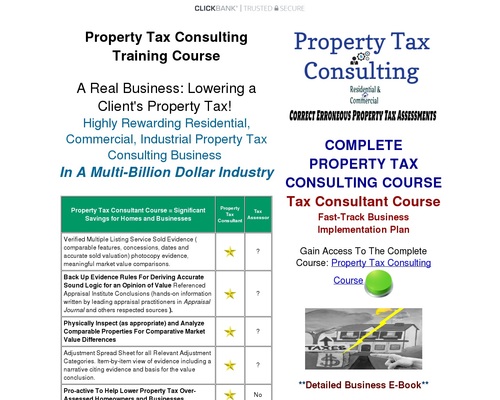 Property Tax Charm Direction for Residential & Industrial Consulting