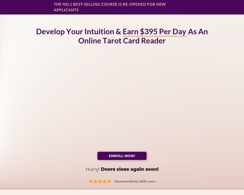 Awesome Unique Make Money Online Provide: Tatiana Tarot Finding out Course