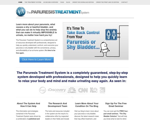 The Paruresis Remedy System