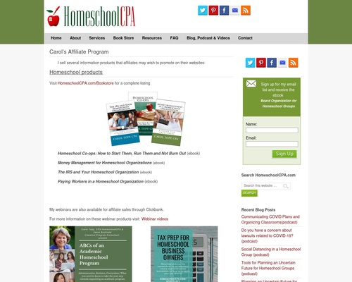 Ebooks and webinars for homeschool community leaders from HomeschoolCPA post thumbnail image