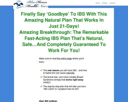 Cure IBS Naturally – Blue Heron Smartly being Data